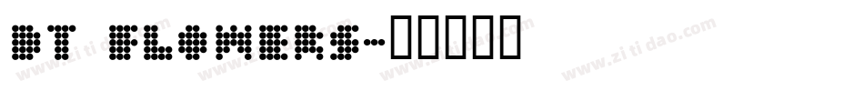 DT Flowers字体转换